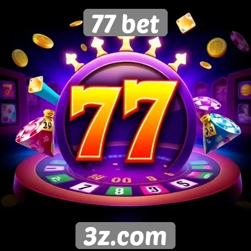 77 bet oferece diversidade em jogos de cassino